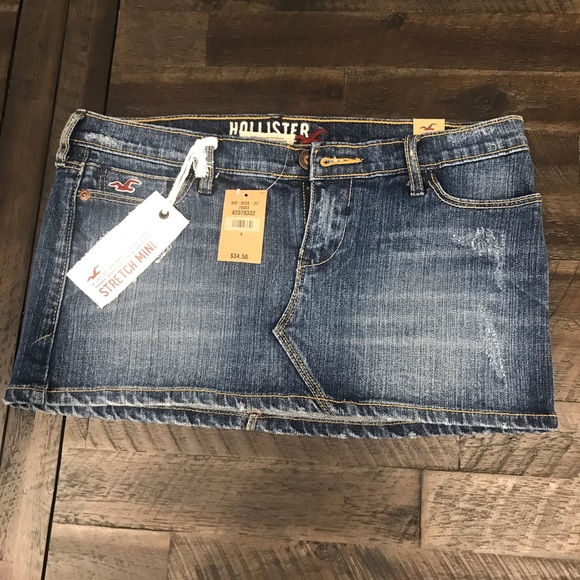 Hollister Dresses & Skirts - Jean skirt